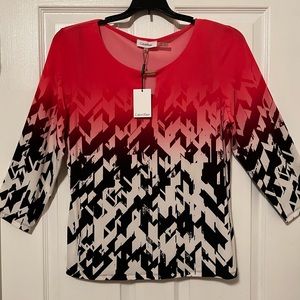 New Women’s Calvin Klein Blouse